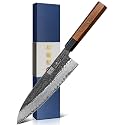 HOSHANHO 8" Chef Knife, 9 Layers 10CR15MOV High Carbon Steel Kitchen Knife