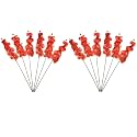 Hosley 12 Pack Artificial Phalaenopsis Orchids – 28" Tall Salmon Fake Orchid Stems for Vases, Wedding Centerpieces, Farmhouse &amp; Home Décor, Office Displays &amp; Flower Arrangements