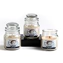 Set of 3 Hosley® Hazelnut Crème Highly Fragranced Jar Candles, 2.65 Oz Wax Each