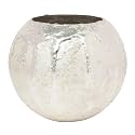 Hosley Mercury Glass Votive Tealight Candle Holder with Set of 6 Free Tealights|Mercury Tealight Holder Perfect for Home Decor, Birthday, Wedding, Parties|5.75 Inch Diameter(Pack of 1, 5 Inch Long)