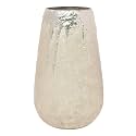 Hosley Mercury Glass Votive Tealight Candle Holder with Set of 6 Free Tealights|Mercury Tealight Holder Perfect for Home Decor, Birthday, Wedding, Parties|4.5 Inch Diameter(Pack of 1, 8 Inch Long)