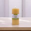 HOSLEY 6 Inch Long Sweet Pea Jasmine Fragrance White Pillar Candles|Soy &amp; Paraffin Wax Candles for Home Decor, Party, Wedding, Gifting|90 Hours Burn Time|2.75 Inch Diameter|Pack of 1