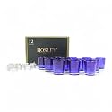 Hosley Votive Glass Candles Tealight Candle Holder with Free Tealights for Home Decoration, Pack of 12, Blue