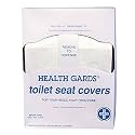 Hospeco Health Gards HG-QTR-5M Disposable Toilet Seat Covers - Quarter-Fold (200-Pack, 25 Packs/Case)