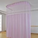 TTZ Hospital Curtain with Flat Hooks for Hospital Medical Clinic SPA Lab Cubicle Curtain Divider Privacy Screen (Color : Purple, Size : 1*(13ft Wide x9ft Tall))