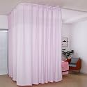 Hospital Curtain with Flat Hooks for Hospital Medical Clinic SPA Lab Cubicle Curtain Divider Privacy Screen (Color : Pale Purple, Size : 1*(10ft Wide x7ft Tall))