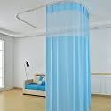 TTZ Hospital Curtain with Flat Hooks for Hospital Medical Clinic SPA Lab Cubicle Curtain Divider Privacy Screen (Color : Sky Blue, Size : 1*(5f Widet x8ft Tall))