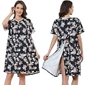 Hospital Gowns for Women Open Back Snap Post Shoulder Surgery Gown