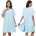 Hospital Gowns for Women Open Back Snap Post Shoulder Surgery Gown