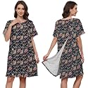 Hospital Gowns for Women Open Back Snap Post Shoulder Surgery Gown