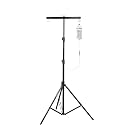 Hospital Iron Saline IV drip Glucose Stand 9 Feet For Hospital,Clinic, Home & Multiple Adjustable Hose Stand without Carry Bag & 2 Hook Rod (9ft Stand + 2 Hook Holder)
