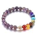 Triple Protection 7 Chakra Natural Beads Bracelet with Certificate - Harness the Power of Chakras for Balance and Harmony
