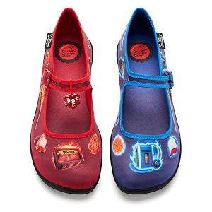 Hot Chocolate Design Artistic Womens Everyday Flats