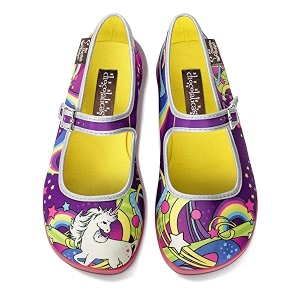 Hot Chocolate Design Artistic Womens Everyday Flats