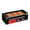 Hot Dog Roller 5 Rollers 12 Hot Dogs Capacity, Hot Dog Cooker