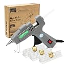 SHJADE Hot Glue Gun with 30 Glue Sticks, 20W Mini Hot Melt Gun Kit(Grey)