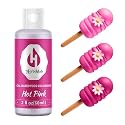 Hot Pink Oil Based Food Coloring – 2 fl oz Professional Grade Concentrated Oil Food Dye for Melting Chocolate, Candy Melts, Cake Pops, Strawberries &amp; Baking
