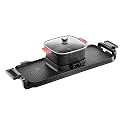 Hot Pot with Grill 2300W 2-in-1 Electric Smokeless BBQ Pan with Removable Pot