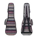 HOT SEAL 10MM Waterproof Durable Ethnic Ukulele Case Bag with Storage (26in, Bohemia No.1)