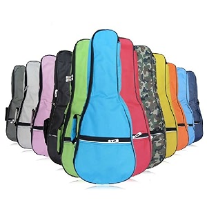 hot seal waterproof durable colorful ukulele case bag with storage 21in pink
