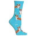 Hot Sox Women's Fun Dog Lovers Crew Socks - 1 Pair Pack - Cool &amp; Cute Wordplay Novelty Fashion Gifts