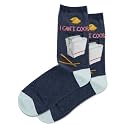 Hot Sox Women's Fun Dog Lovers Crew Socks - 1 Pair Pack - Cool &amp; Cute Wordplay Novelty Fashion Gifts