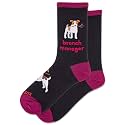 Hot Sox Women's Fun Dog Lovers Crew Socks - 1 Pair Pack - Cool & Cute Wordplay Novelty Fashion Gifts