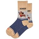 Hot Sox Women's Fun Dog Lovers Crew Socks - 1 Pair Pack - Cool & Cute Wordplay Novelty Fashion Gifts