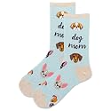 Hot Sox Women's Fun Dog Lovers Crew Socks - 1 Pair Pack - Cool &amp; Cute Wordplay Novelty Fashion Gifts