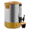 Hot Water Dispenser, 5 Gal Stainless Steel Commercial Electric Boiler with Temperature Control &amp; Auto-Shutoff, 2800W Hot Water Urn for Coffee Tea Catering Office (Gold)