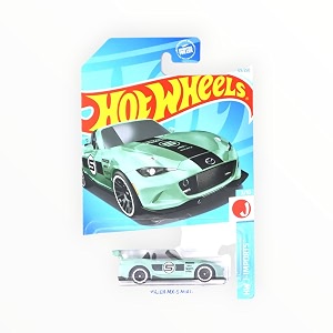 hot wheels 164 scale green 2024 mazda mx-5 miata die-cast car - mainline 2024 69250