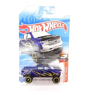 hot wheels 164 scale hot trucks 110 blue 3919 chevy silverado trail boss lt 83250