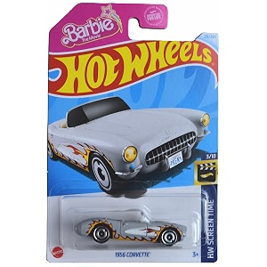 hot wheels 1956 corvette hw screen time 310 gray 29250