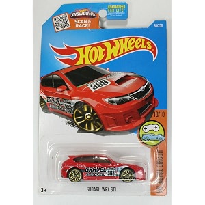 hot wheels 2016 hw digital circuit subaru wrx sti red 30250