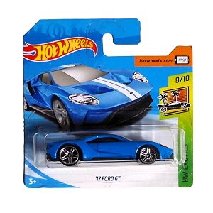 hot wheels 2018 50th anniversary hw exotics 3917 ford gt 99365 blue