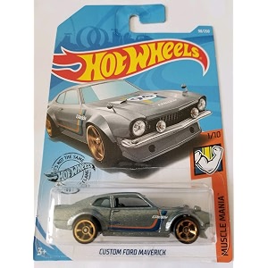 hot wheels 2019 muscle mania - custom ford maverick gray 98250
