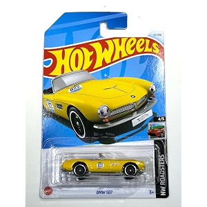 hot wheels 2024 - bmw 507 - yellow - hw roadsters 45