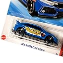 Hot Wheels 2025 2018 Honda Civic Type R Then and Now Ages 3 and Up 123/250 (Blue)