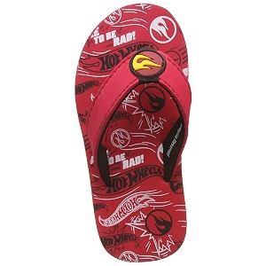 hot wheels boys hwpbff1190 flip-flops