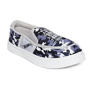 hot wheels boy39s grey camo loafers - 7 kids ukindia 24 euhwpbcs0097