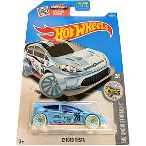hot wheels car ages 3 and up 12 ford fiesta blue