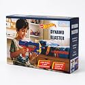 Hot Wheels Dynamo Blaster Toy Gun with 22 Soft Foam Bullets &amp; 12-Dart Cartridge,Long Range Action-Packed Blaster for Kids, Safe &amp; Interactive Play, Blue|Birthday Gift for Kids Ages 4+ Years
