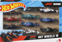HOT WHEELS Formula 1 Toy Cars, Set of 10 1:64 Scale Die-Cast Race cars