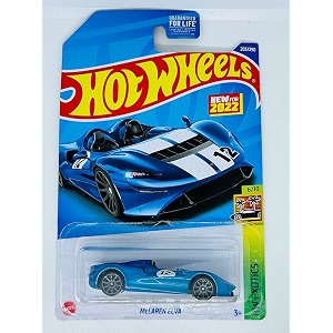 hot wheels - mclaren elva - blue - hw exotics 610-203250