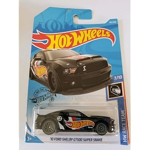 hot wheels metal 2019 hw race team 3910 ford shelby gt500 super snake 192250 black by diecastmahal pack of 1 for kid black