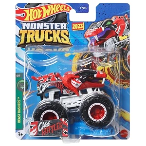 hot wheels monster trucks new for 2023 164 scale cage rattler 67 beast bashers