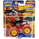 Hot Wheels Monster Trucks Sharks vs Dinos, 1:64 Scale Die-Cast Vehicle Collection, 2025 Edition (7/8 Bone Shaker)