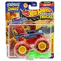 Hot Wheels Monster Trucks Sharks vs Dinos, 1:64 Scale Die-Cast Vehicle Collection, 2025 Edition (4/8 Team Dino Bigfoot)