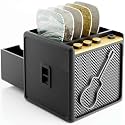HOTCAN Guitar Pick Display Holder | Guitar Pick Display for 2mm Picks | Stylish &amp; Practical Bass Picks Organizer for Home, Studio, Classroom | Ideal Music Gift for Musicians, Men, Women, Teens (Black)