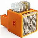 HOTCAN Guitar Pick Display Holder | Guitar Pick Display for 2mm Picks | Stylish & Practical Bass Picks Organizer for Home, Studio, Classroom | Ideal Music Gift for Musicians, Men, Women, Teens(Orange)